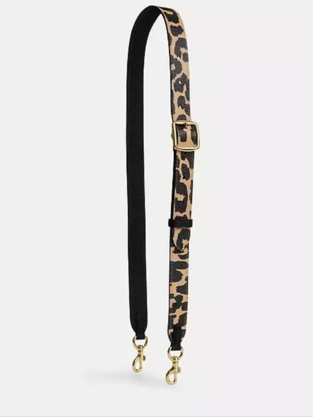 Coach Leather Leopard Print Replacement Reversible Adjustable Bag Strap - Picture 6 of 16